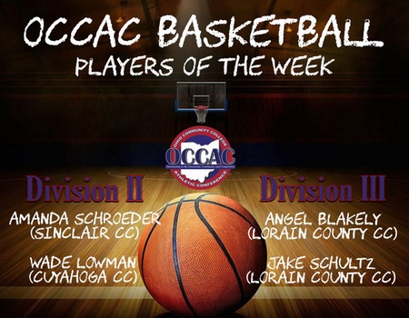 Four Student-Athletes Named OCCAC Basketball Players of the Week