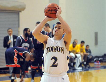 Eric Beckstedt led Edison with 30 points on 8-of-11 from behind the arc.